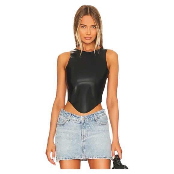 NWT Miaou Jinx Tank in Black - Picture 1 of 8